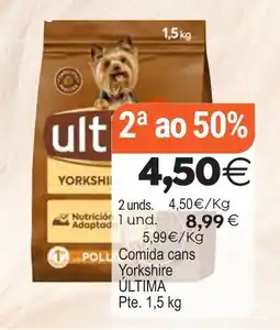 Plenus Supermercados ÚLTIMA Comida cans Yorkshire oferta