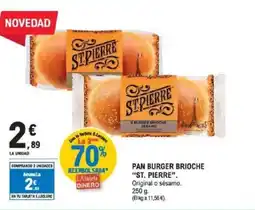 E.Leclerc ST PIERRE Pan burger brioche oferta