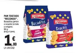 E.Leclerc RECONDO Pan tostado oferta