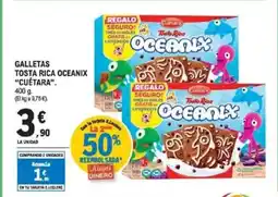 E.Leclerc CUÉTARA Galletas tosta rica oceanix oferta