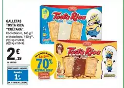 E.Leclerc CUÉTARA Galletas tosta rica oferta