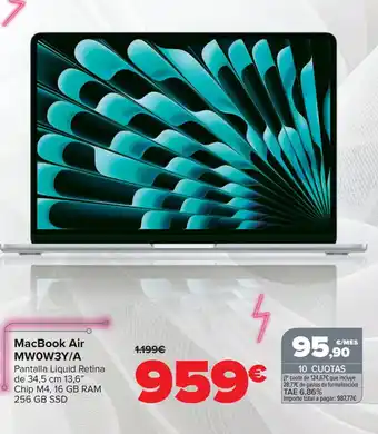 MacBook Air MWOW3Y/A