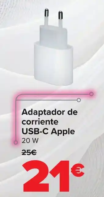 Adaptador de corriente USB-C Apple