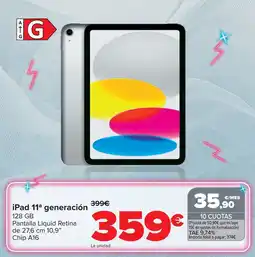 Carrefour iPad 11ª generación oferta