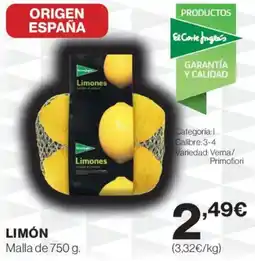 Supercor Limón oferta