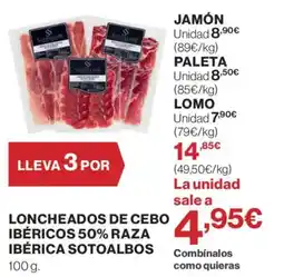 Supercor Jamón paleta lomo oferta