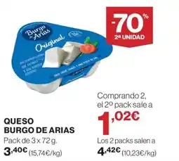 Supercor BURGO DE ARIAS Queso oferta