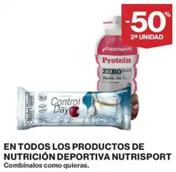 Supercor En todos los productos de nutrición deportiva nutrisport oferta