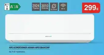 Inverter - aire acondicionado airwa airsr12bas12wf