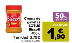 Carrefour Market Lotus - crema de galletas biscoff oferta