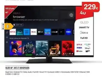 Jvc - qled 40 lt-400vf50s