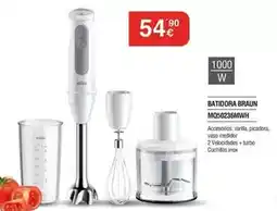 Milar Braun - batidora mq50236/wwh oferta