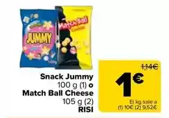 Carrefour Market Risi - snack jummy match ball cheese oferta