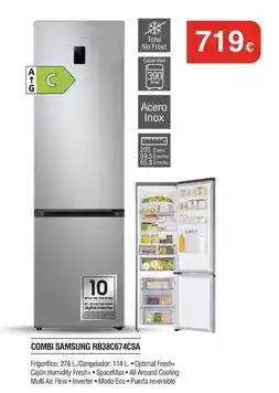 Milar Samsung - combi rb38c674csa oferta