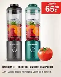 Milar Nutribullet - batidora flex nbp013gm/nbp013gr oferta