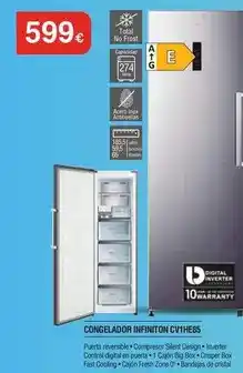 Milar Lg - congelador infiniton cvih685 oferta