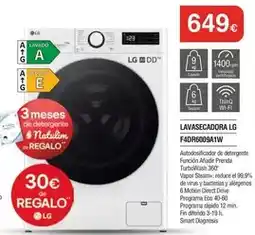 Milar Lg - lavasecadora f4dr6009a1/w oferta