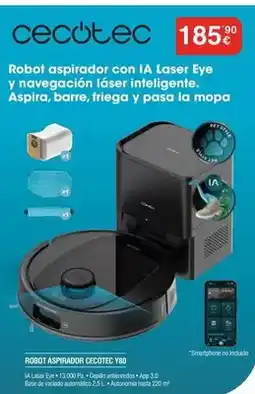 Milar Cecotec - robot aspirador con ia laser eye oferta