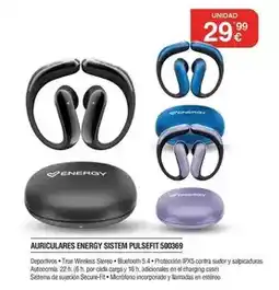 Milar Energy - auriculares sistem pulsefit 500369 oferta