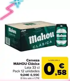 Carrefour Market Mahou - cerveza clasica oferta