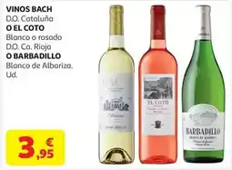 Alcampo Vino blanco semidulce bach extrisimo do cataluña 75 cl oferta