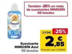 Carrefour Market Mimosín - suavizante azul oferta
