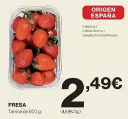 Hipercor Origen - fresa oferta