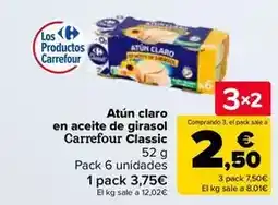 Carrefour Market Carrefour classic - atun claro en aceite de girasol oferta