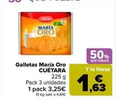 Carrefour Market Cuétara - galletas maría oro oferta