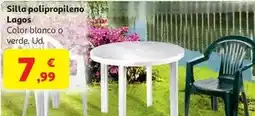 Alcampo Silla pp blanca 55*59*78 cm mod. lagos oferta