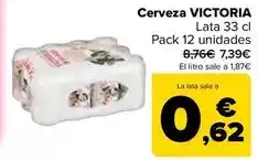 Carrefour Market Victoria - cerveza oferta