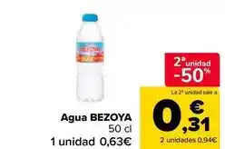 Carrefour Market Bezoya - agua oferta