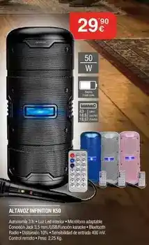 Milar Infiniton - altavoz infinition kg0 oferta