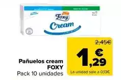 Carrefour Market Foxy - panuelos cream oferta