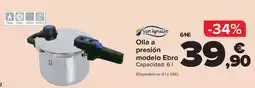 Carrefour San ignacio - olla a presión modelo ebro oferta