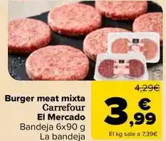 Carrefour Carrefour el mercado - burger meat mixta oferta