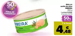 Carrefour Ribeira - atun en aceite de oliva oferta