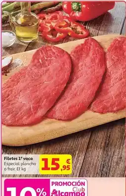 Alcampo 1ª a vaca#filete tierno plancha o freir oferta