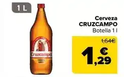 Carrefour Market Cruzcampo - cerveza oferta