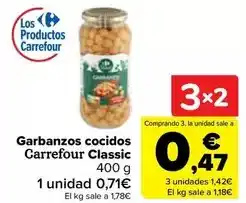 Carrefour Carrefour classic - garbanzos cocidos oferta