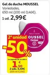 Alcampo Gel moussel clasico 650 ml oferta