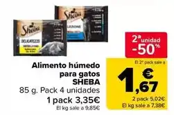 Carrefour Market Sheba - alimento humedo para gatos oferta