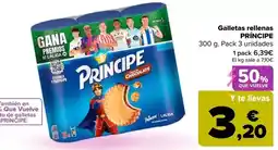 Carrefour Príncipe - galletas rellenas oferta