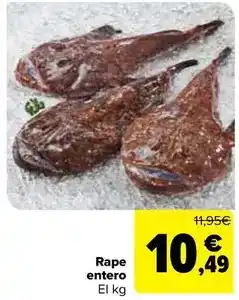 Carrefour Rape entero oferta
