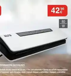 Milar Alfa - envasadora al412l oferta