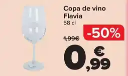 Carrefour Copa de vino flavia oferta