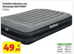 Alcampo Colchon indiv.electr.bestway 191x97x46cm c/hinch oferta