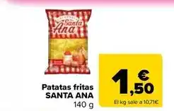 Carrefour Market Santa ana - patatas fritas oferta