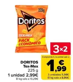 Carrefour Doritos - tex-mex oferta