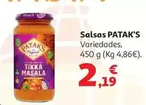 Alcampo Patak's - salsas oferta